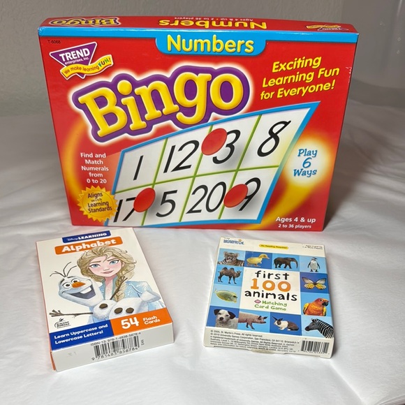 Disney Other - Learning Games Bingo, Matching, Alphabet